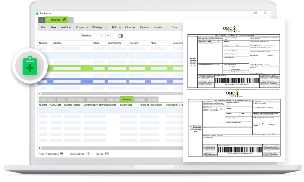 Software Recetas Médicas - MN program