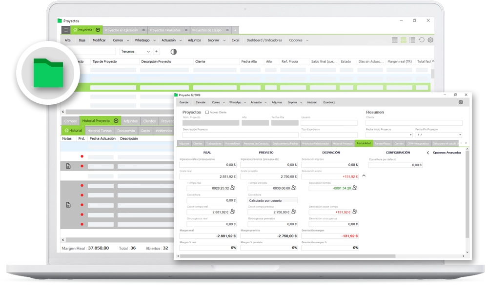 Un software de gestión de proyectos sirve para llevar un control exhaustivo de cada proyecto e incrementar la productividad