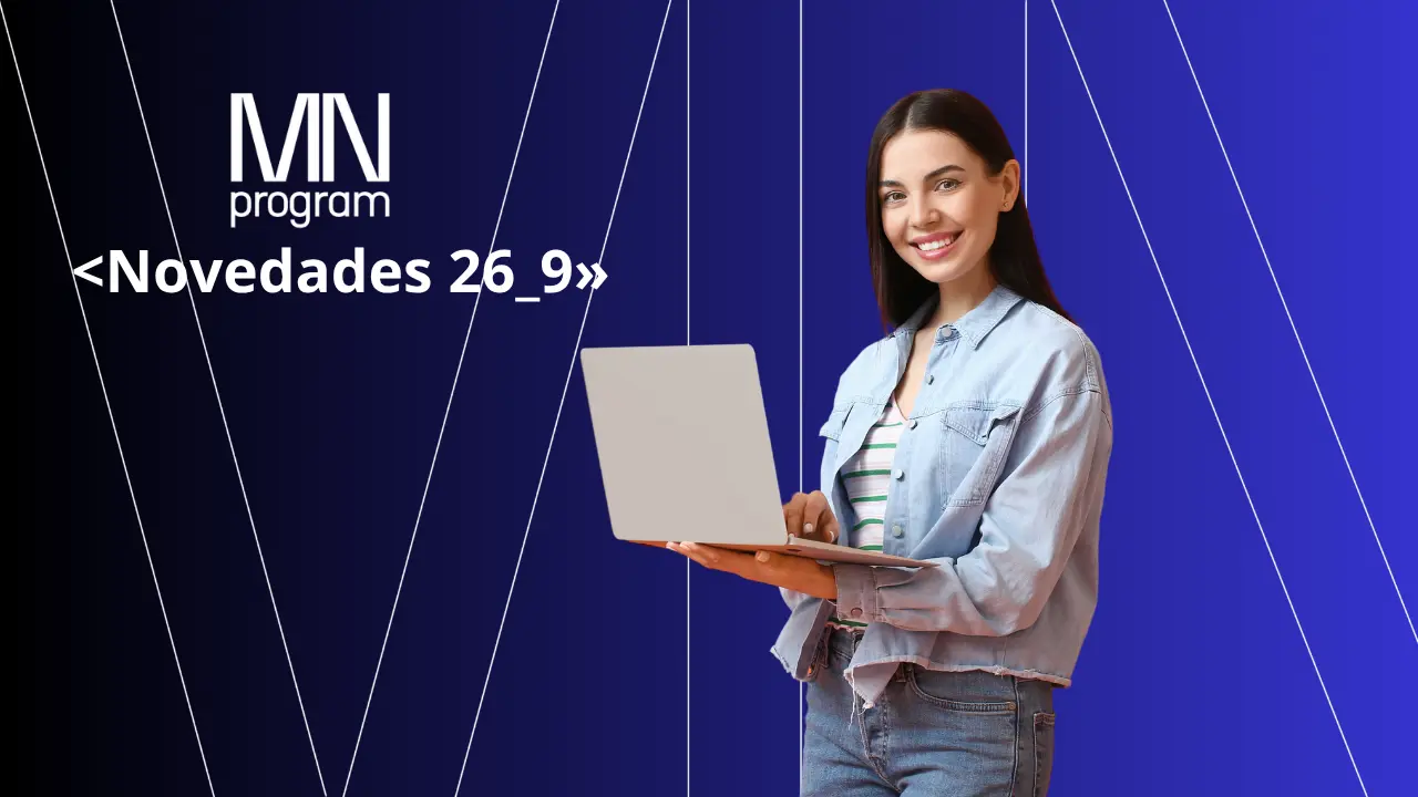 Con la versión 26-9 de MN program podrás enviar facturas con mayor facilidad